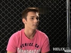 Hot twinks flip flop and cumshot