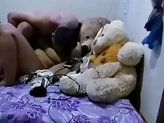 Indonesian papa fucks mama and crots