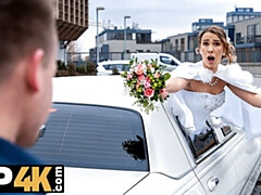 Braut, Braunhaarige, Auto, Betrug, Tschechisch, Hd, Strümpfe, Hochzeit