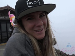 素人, ビキニ, 彼女, 公共, 剃毛, 喫煙, おもらし, オッパイの