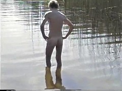 not My Norwegian daddy and me taking a bath