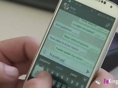 Leie, Blasen, Paar, Hd, Küssen, Masturbation, Rasiert, Spanisch