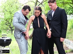 Двойное проникновение, Европейки, Групповуха, Хд, Молоденькие, Втроем