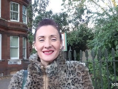 フェラチオ, イく瞬間, チン, 顔射, ドイツ人, ハードコア, 淫乱熟女, ガリガリ