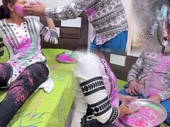 18, バイセクシャル, カップル, 浮気する, はじめて, 自家製, ラフ, 妻