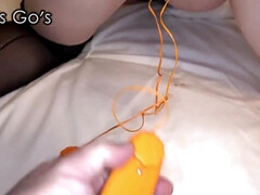 Enthousiasteling, Kont, Grote kont, Grote lul, Bruinharig, Japaans, Natuurlijke tieten, Zwanger