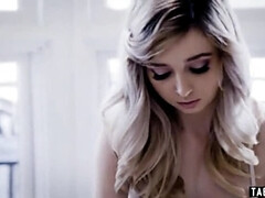 Blonde Teen Niece Gives Blowjob in Taboo Family Scene