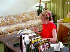 茶髪の, お婆さん, レズビアン, 淫乱熟女, オーガズム, オマンコ, レトロ, おもちゃ