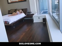 Step-sis tricked into hot threesome with khloe Kapri and her stepbro