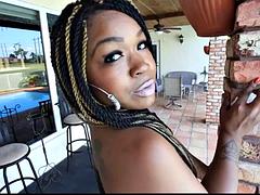 Big black ass white cock: Doggy, Cowgirl  Missonary Porn