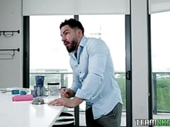 Cul, Noire, Preservatif, Éjaculer dans la bouche, Pov, Chatte, Adolescente, String