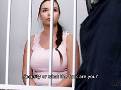 Geschnappt, Pummelig, Hundestellung, Europäisch, Hd, Realität, Jungendliche (18+), Uniform