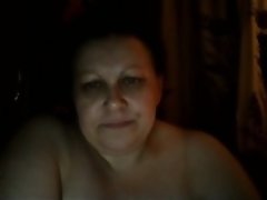 Enthousiasteling, Bruinharig, Europees, Rijpe lesbienne, Softcore pornografie, Alleen, Webcamera