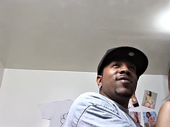 Grote lul, Zwart, Pijpbeurt, Sperma shot, Kokhalzen, Hardcore, Tiener, Tieten likken