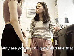 Leie, Arsch, Schmutzig, Küche, Orgasmus, Höschen, Stiefmutter, Nass