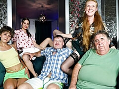 Ginger Mi and Liliana Lily both love sucking this hard penis on cam