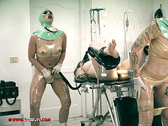 Clinical tantalizes lesbo operating theatre rubber