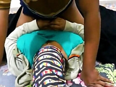 Desi Village Bhabi First Time Sex - Tight Pussy Creampie Fucking by Devar