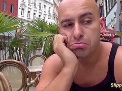 黒人, チェコ, 黒人, 足コキ, 手コキする, マッサージ, 現実, ティーン