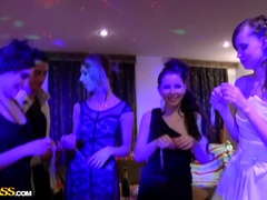 Wild New Year college orgy