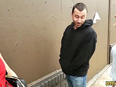 ブロンド, フェラチオ, 茶髪の, 巨乳な, 母, 小柄, ティーン, 三人