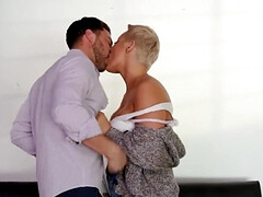 Grote kont, Blond, Pijpbeurt, Diep in de keel, Hd, Likken, Pornster, Rijden