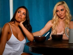 デカパイ, 茶髪の, 指いじり, 毛深い, レズビアン, 淫乱熟女, オマンコ, オッパイの