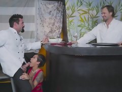 Zwart, Pijpbeurt, Diep in de keel, Kut duiken, Geschoren