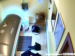 Enthousiasteling, Gevangen, Tsjechisch, Hd, Zonnebank, Spion, Bekijker, Webcamera