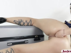 Anal, Nana, Blonde, Pénétrer avec le poing, Béant, Hd, Masturbation, Solo