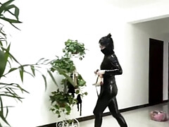 アジア人, 茶髪の, フェムドム, フェティッシュ, Hd, ヒール, レズビアン, 穴開きパンティ