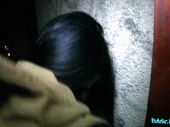 Pijpbeurt, Sperma shot, Europees, Vriendin, Buiten, Openbaar, Slet, Tieten likken