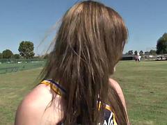 Lieveling, Zwart, Pijpbeurt, Bruinharig, Pompom meid, Sperma, Sperma shot, Dubbele penetratie