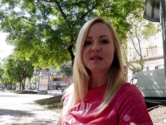 Amateur, Rubia, Mamada, Europeo, Húngaro, Maduro, Al aire libre, Perforación