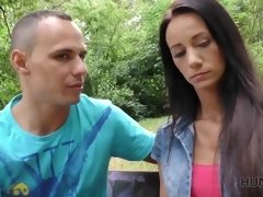 Blasen, Paar, Tschechisch, Hd, Im freien, Pov, Öffentlich, Muschi