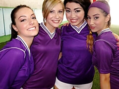 Chloe Brooke, Angelina Maylee and Nikki Lavay are getting pleasure