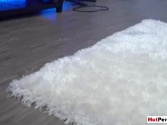 catches and fucks his masturbating MILF stepmother