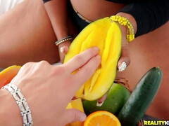 デカパイ, 黒人, フェラチオ, 黒人, デブ, 淫乱熟女, 裸, オッパイの