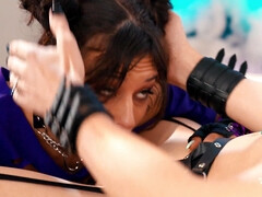 Arsch, Blasen, Braunhaarige, Spermaladung, Handjob, Interrassisch, Latina, Titten