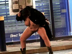 Gordita, Consolador, Hd, Masturbación, Orgasmo, Al aire libre, Orinar, Público