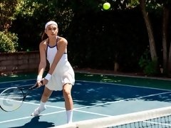 ブロンド, 指いじり, キス, レズビアン, なめる, アウトドア, オマンコ, ストリッピング