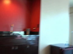 お尻, 浴室, ブロンド, 彼女, 小柄, オマンコ, 剃毛, オッパイの