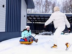 18, フェラチオ, カップル, バック, Hd, オマンコ, ティーン, 締まりの良い