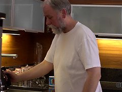 Schattig, Opa, Hd, Natuurlijke tieten, Kut duiken, Realiteit, Mager, Tiener