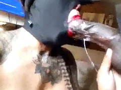 Enthousiasteling, Zwart, Zwart, Fetisj, Gezichtspunt, Tatoeage