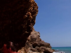 Любители, Пляж, Большие сиськи, Минет, Член, Секс без цензуры, На природе, Сиськи