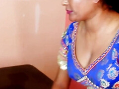 アジア人, デカパイ, フェラチオ, 巨乳な, インド人, 自然山雀, 現実, オッパイの