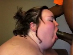 Gorda, Verga grande, Negro, Ébano, Interracial