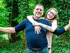 お尻, デカチン, フェラチオ, バック, アウトドア, ガリガリ, ティーン, オッパイの