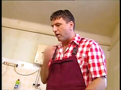 Chica, Verga grande, Polla, Penetracion con dedos, Alemán, Hd, Cocina, Coño